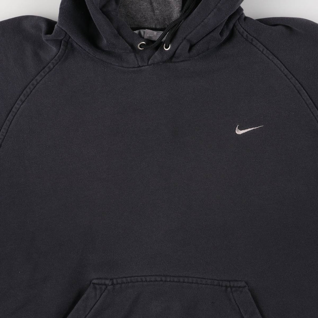 00'S Nike Sweat Pullover Hoodie Men's Size L cotton Charcoal Vintage Second Hand