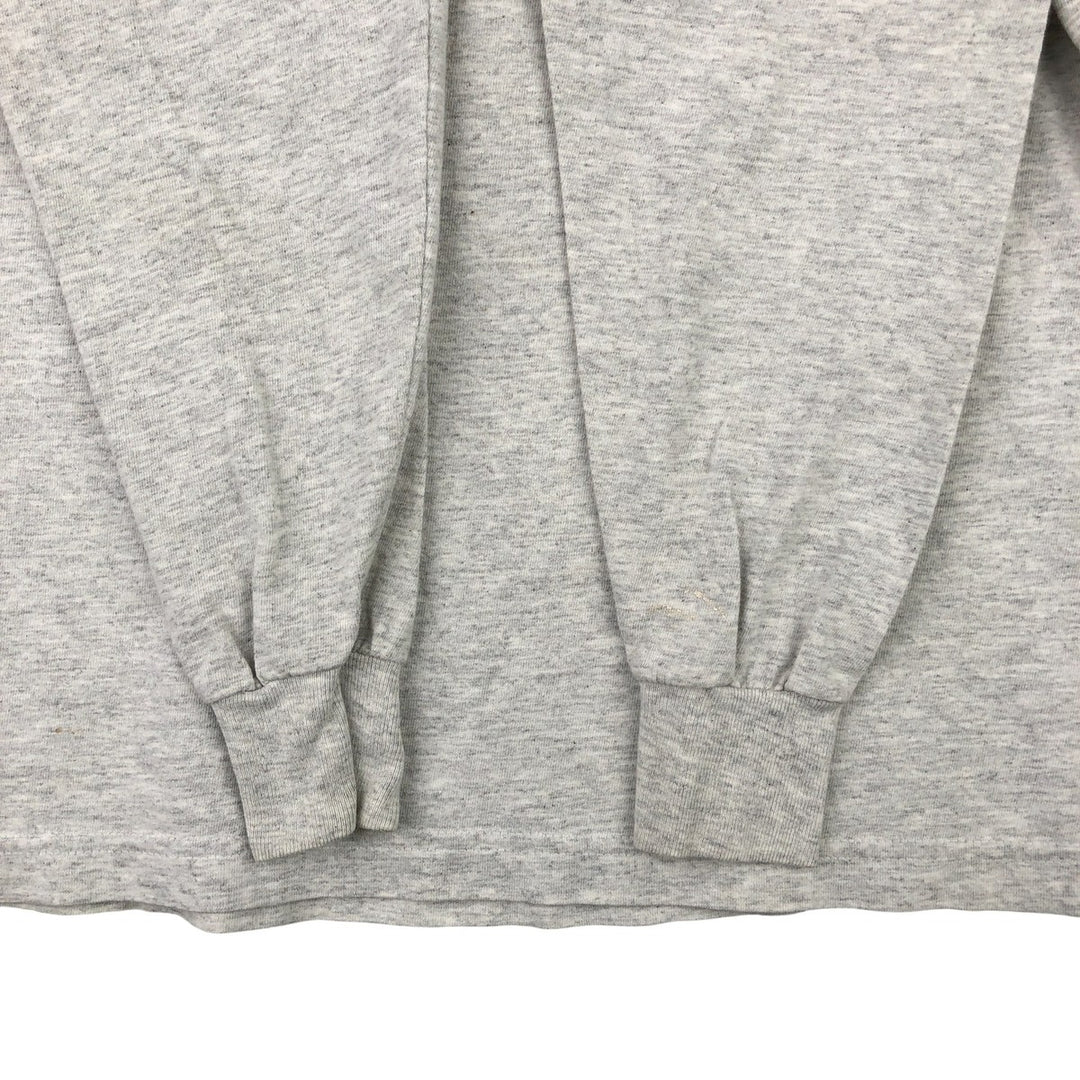 2000'S ALSTYLE Long Sleeve T-Shirt, Men's Size Medium cotton gray type Vintage Second Hand