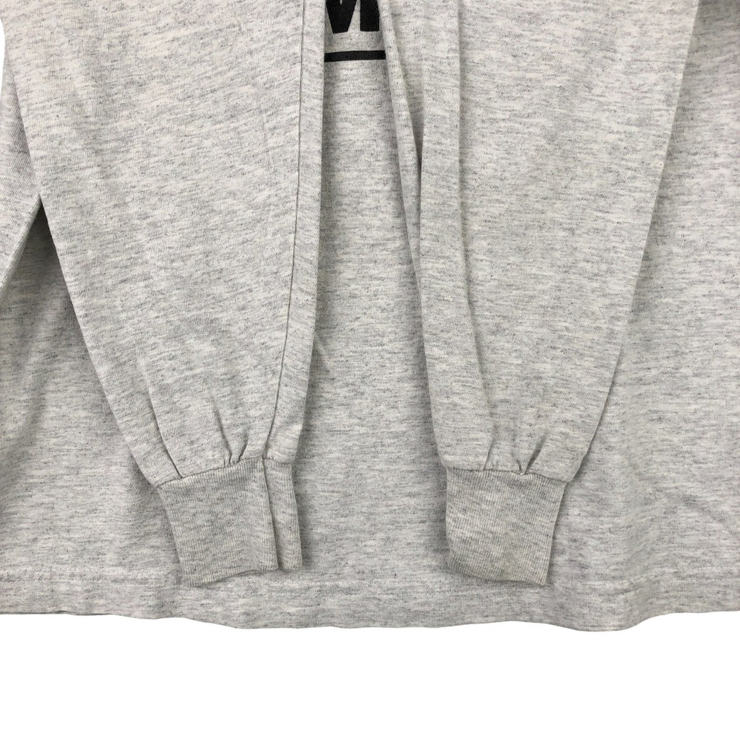 2000'S ALSTYLE Long Sleeve T-Shirt, Men's Size Medium cotton gray type Vintage Second Hand