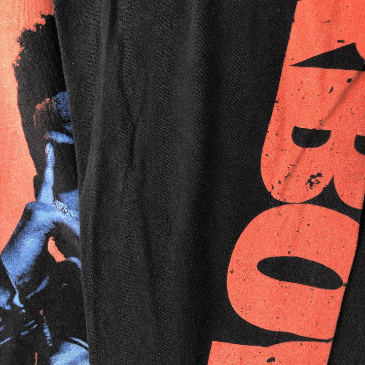 The Weeknd Long Sleeve Rap T-Shirt, Men's Size Medium unclear black type Vintage Second Hand