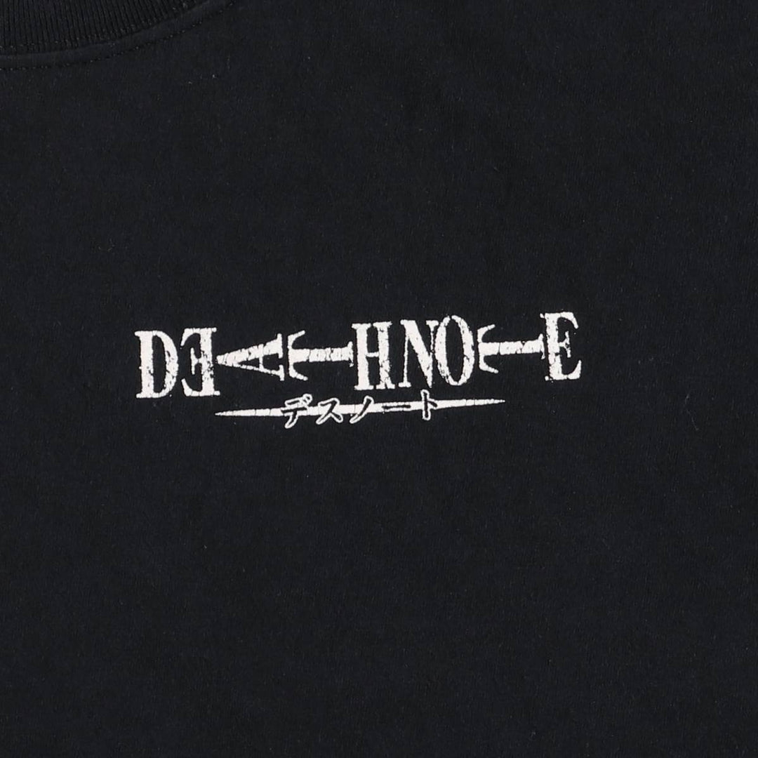 DEATH NOTE Amane Misa Anime Character Print T-Shirt, Men's Size L cotton black type Vintage Second Hand