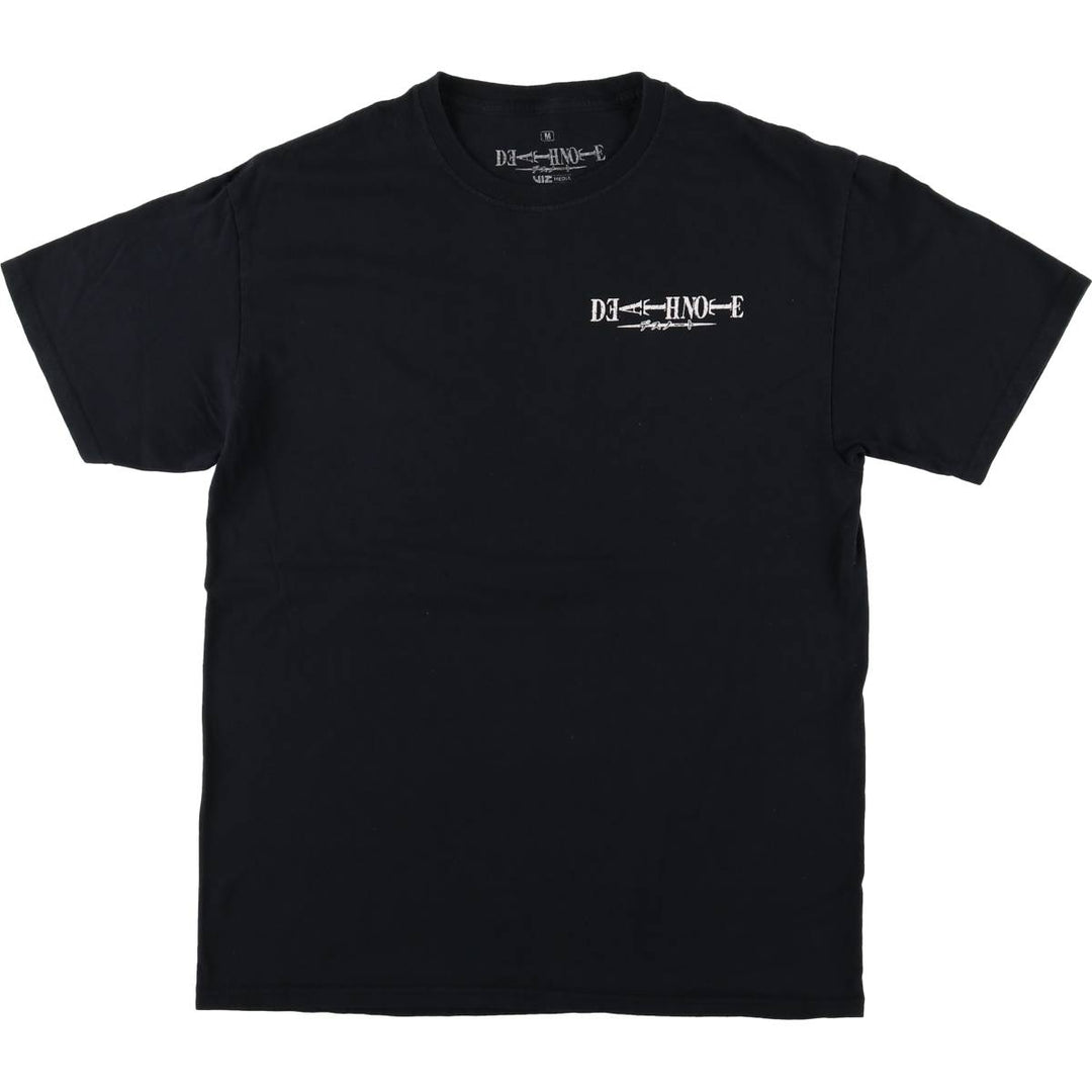 DEATH NOTE Amane Misa Anime Character Print T-Shirt, Men's Size M cotton black type Vintage Second Hand