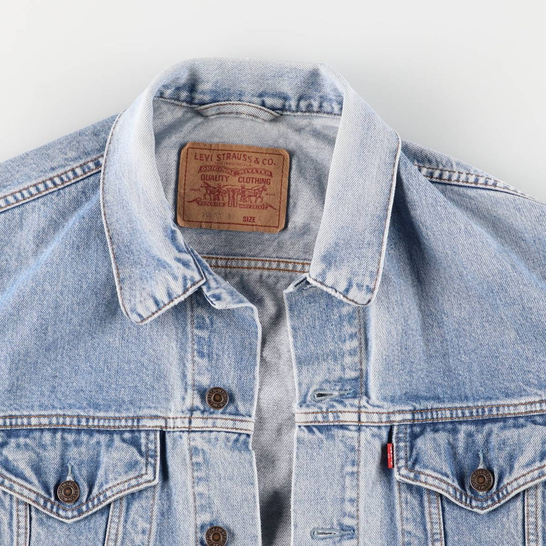Levi's 70503-0298 Denim Jacket, Men's Size L, Vintage cotton blue type Vintage Second Hand