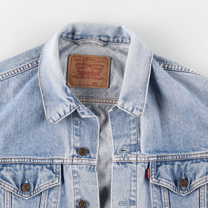 Levi's 70503-0298 Denim Jacket, Men's Size L, Vintage cotton blue type Vintage Second Hand