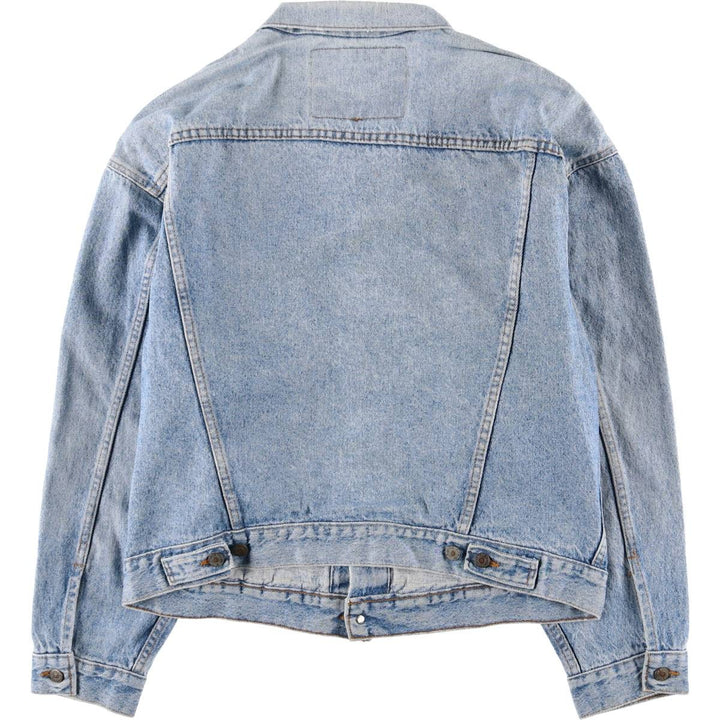 90'S Levi's 70599-4891 Denim Jacket, Made in USA, Men's Size XL, Vintage cotton blue type Vintage Second Hand
