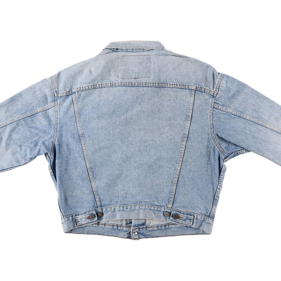 90'S Levi's 70599-4891 Denim Jacket, Made in USA, Men's Size XL, Vintage cotton blue type Vintage Second Hand