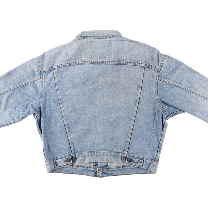 90'S Levi's 70599-4891 Denim Jacket, Made in USA, Men's Size XL, Vintage cotton blue type Vintage Second Hand