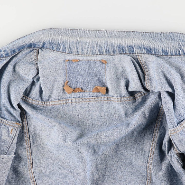90'S Levi's 70599-4891 Denim Jacket, Made in USA, Men's Size XL, Vintage cotton blue type Vintage Second Hand