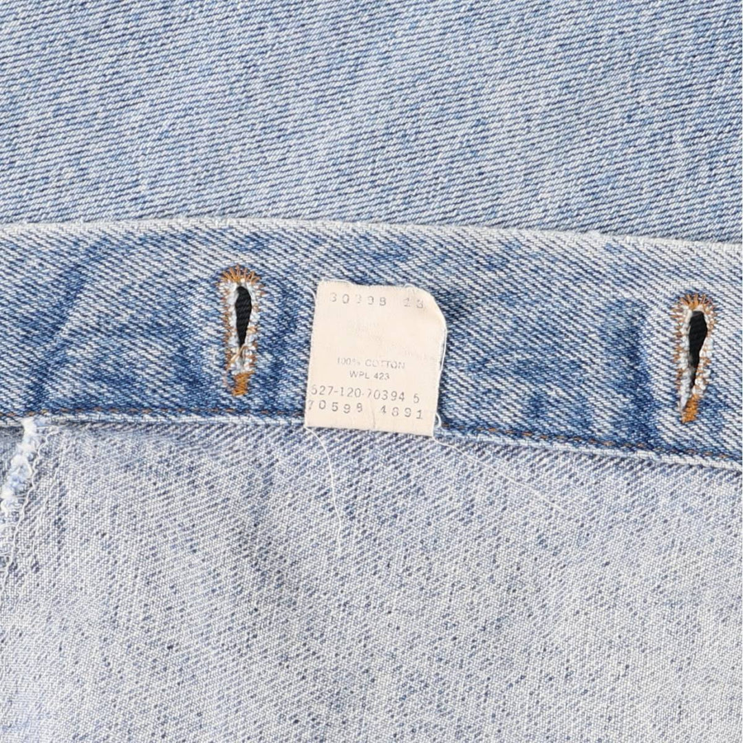 90'S Levi's 70599-4891 Denim Jacket, Made in USA, Men's Size XL, Vintage cotton blue type Vintage Second Hand