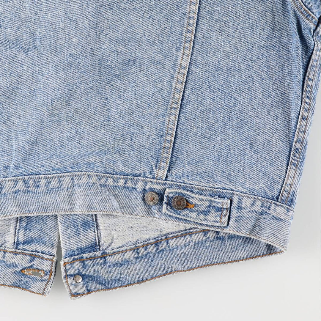 90'S Levi's 70599-4891 Denim Jacket, Made in USA, Men's Size XL, Vintage cotton blue type Vintage Second Hand