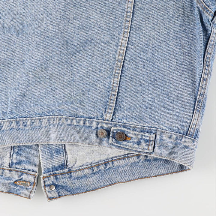 90'S Levi's 70599-4891 Denim Jacket, Made in USA, Men's Size XL, Vintage cotton blue type Vintage Second Hand