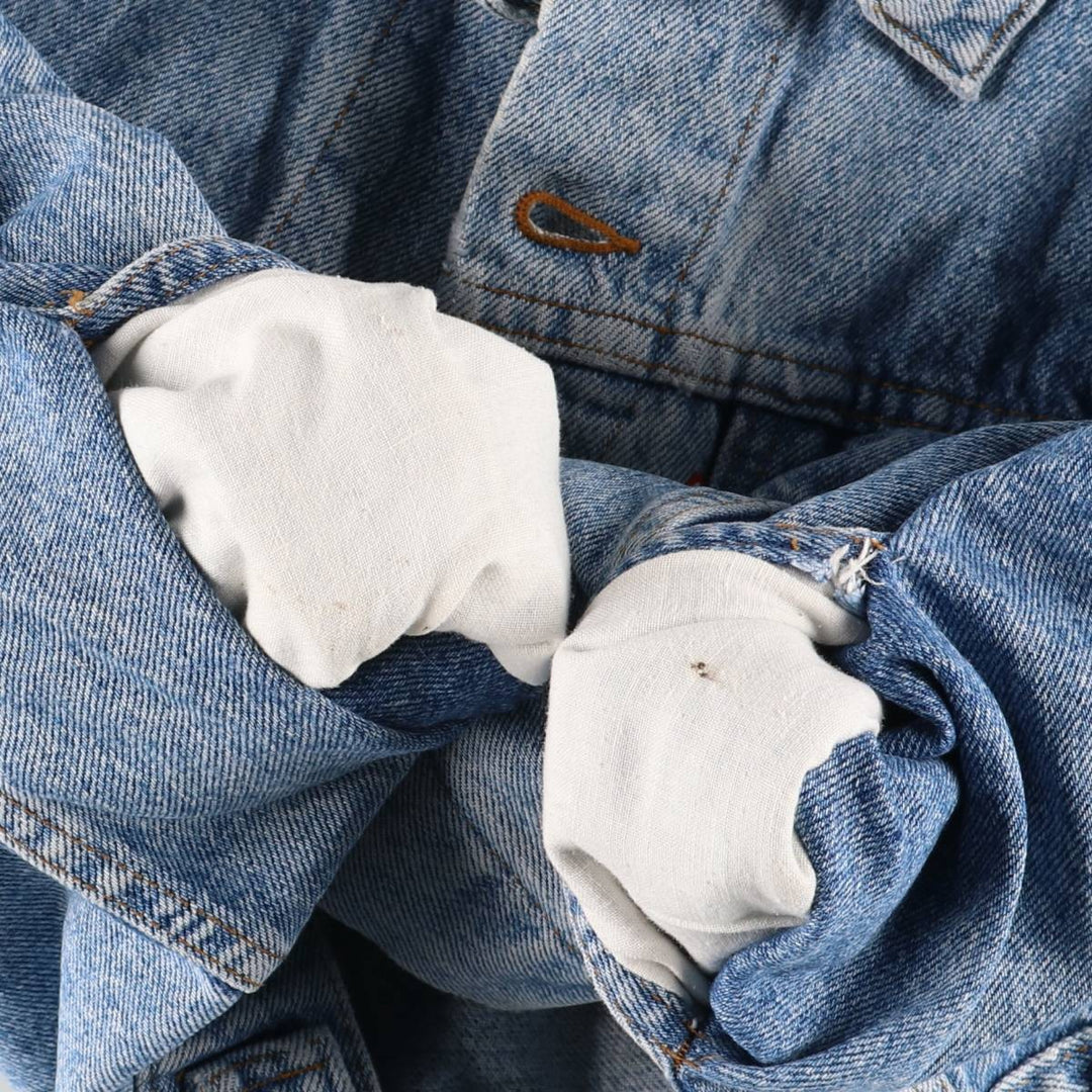 90'S Levi's 70599-4891 Denim Jacket, Made in USA, Men's Size XL, Vintage cotton blue type Vintage Second Hand