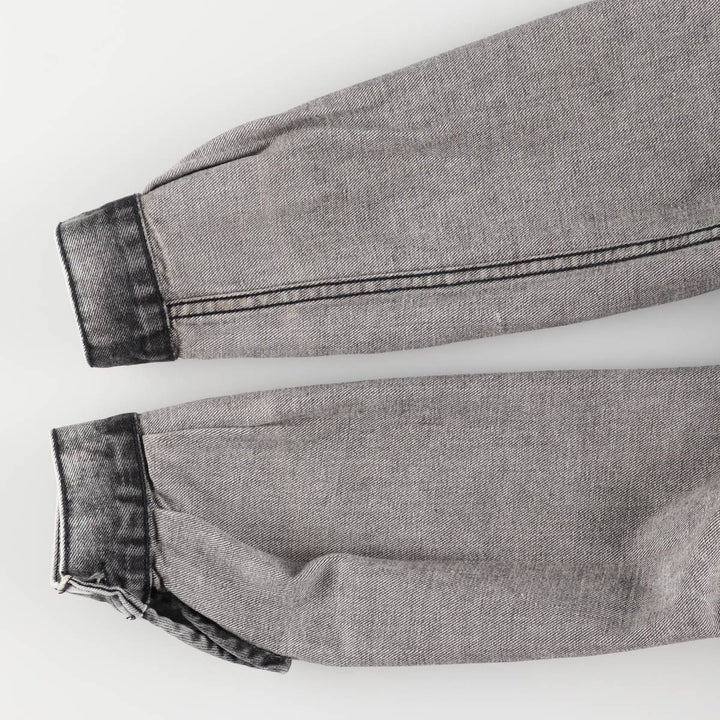 90'S Guess by Georges Marciano Custom Denim Jacket, Made in the USA, Men's Size Medium, Vintage cotton gray type Vintage Second Hand