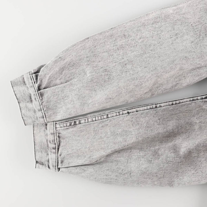 90'S Guess by Georges Marciano Custom Denim Jacket, Made in the USA, Men's Size Medium, Vintage cotton gray type Vintage Second Hand