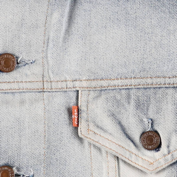 Levi's 70500-04 Euro Model Denim Jacket, G-Jean, Men's XL cotton blue type Vintage Second Hand