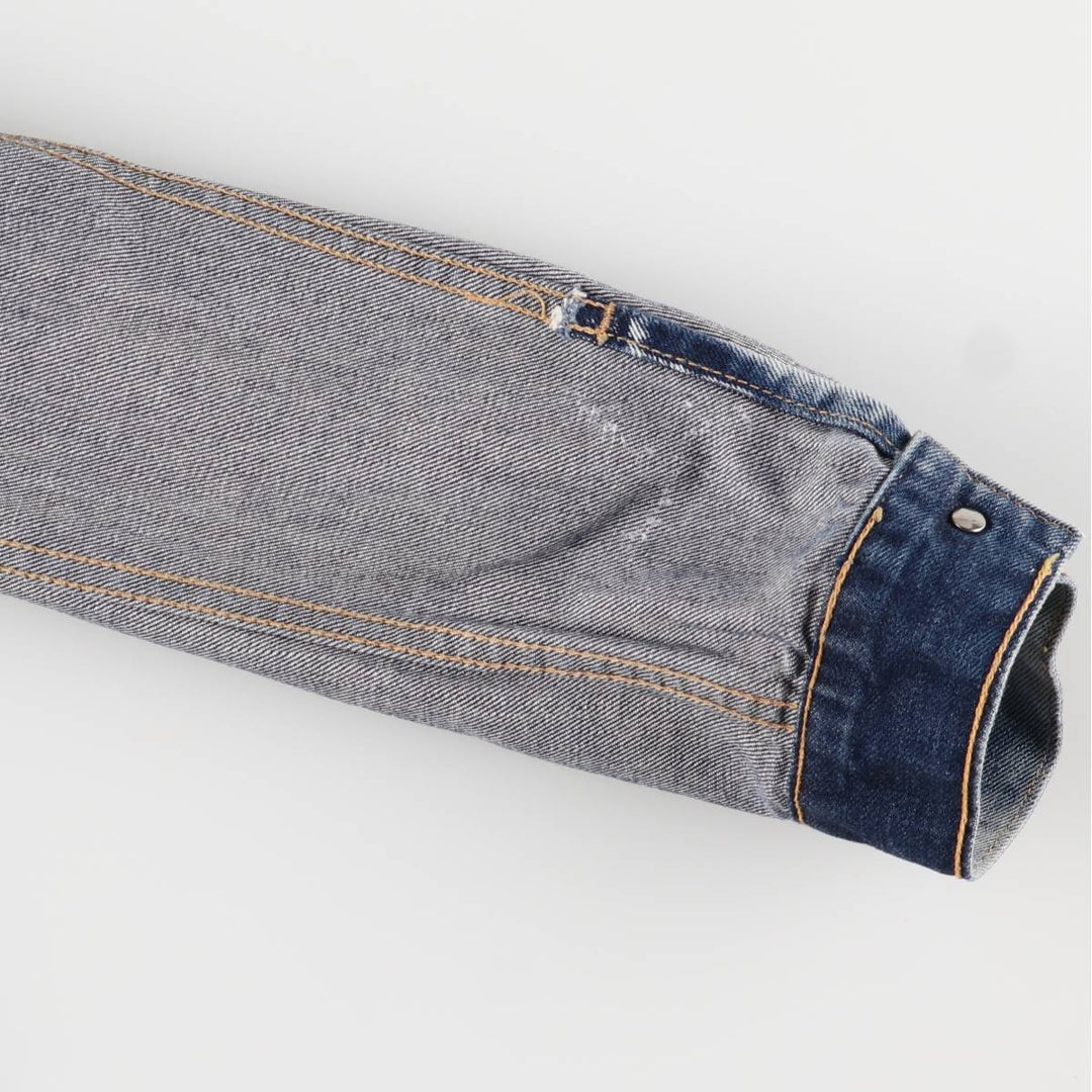Levi's 70500-04 Euro Model Denim Jacket, G-Jean, Men's XL cotton blue type Vintage Second Hand