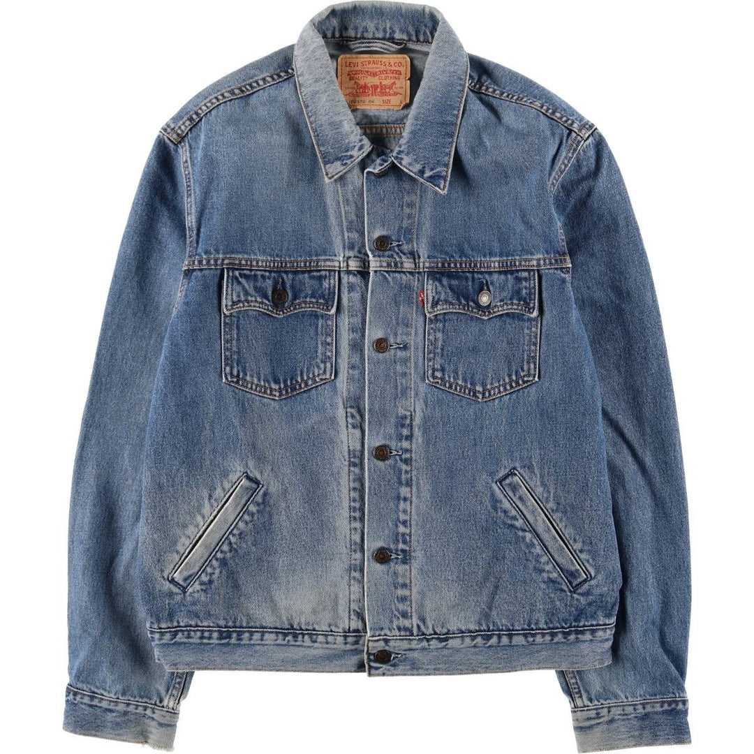 2000'S Levi's 70570-0616 Euro Model Denim Jacket, Men's Size L cotton blue type Vintage Second Hand