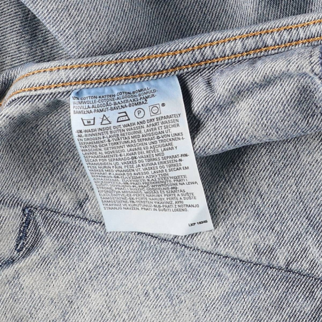 2000'S Levi's 70570-0616 Euro Model Denim Jacket, Men's Size L cotton blue type Vintage Second Hand