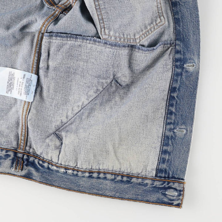 2000'S Levi's 70570-0616 Euro Model Denim Jacket, Men's Size L cotton blue type Vintage Second Hand