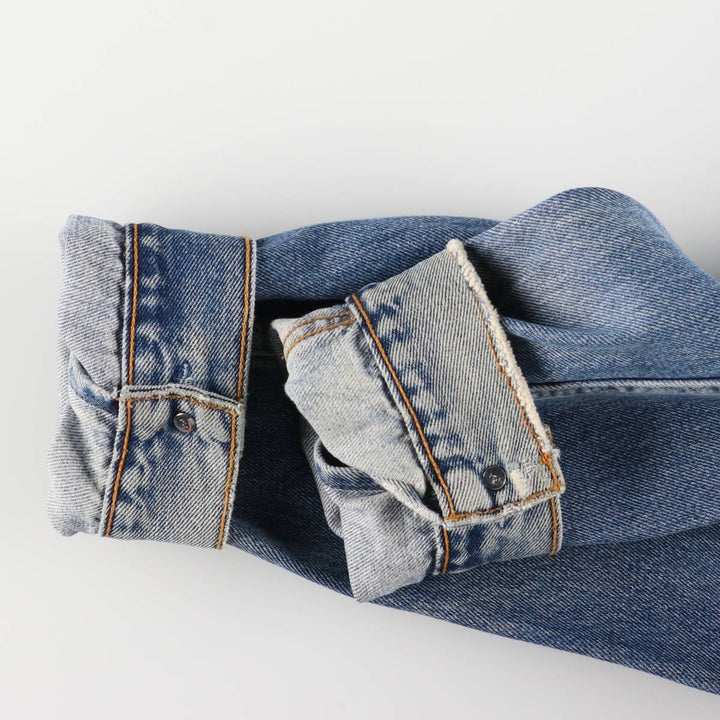 2000'S Levi's 70570-0616 Euro Model Denim Jacket, Men's Size L cotton blue type Vintage Second Hand