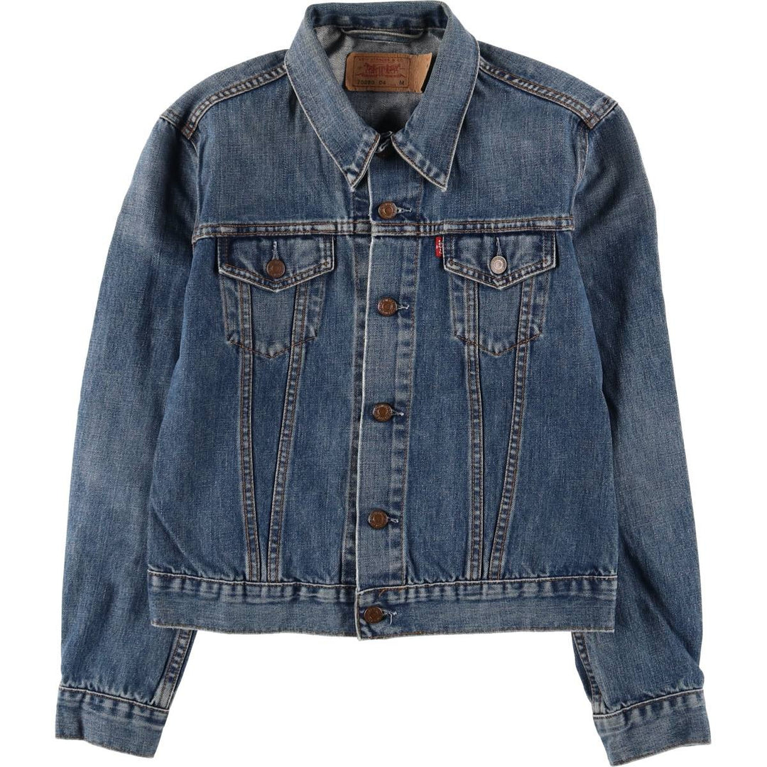 Levi's 70590-04 Euro Model Denim Jacket, Men's Size Medium cotton blue type Vintage Second Hand