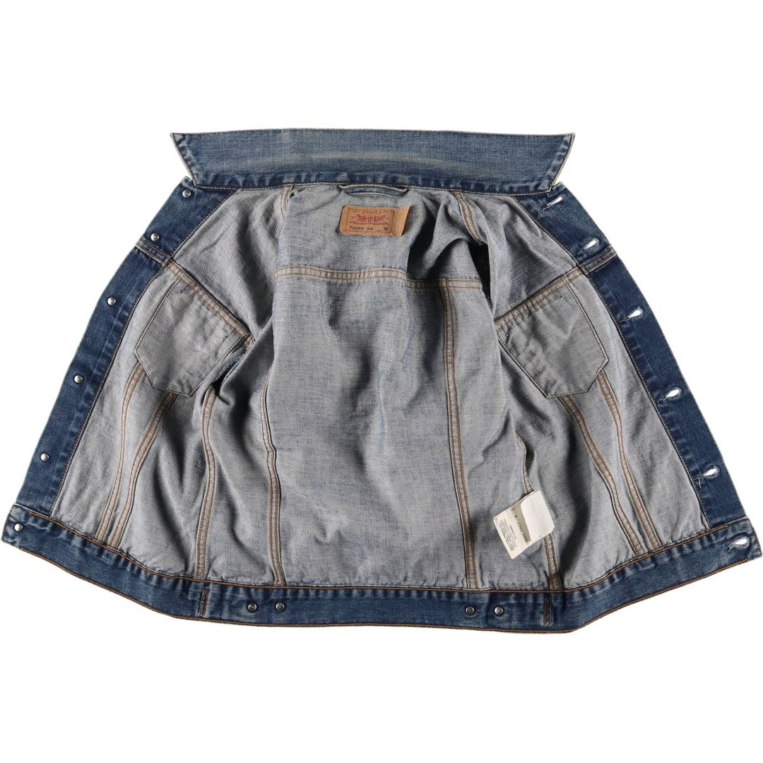Levi's 70590-04 Euro Model Denim Jacket, Men's Size Medium cotton blue type Vintage Second Hand