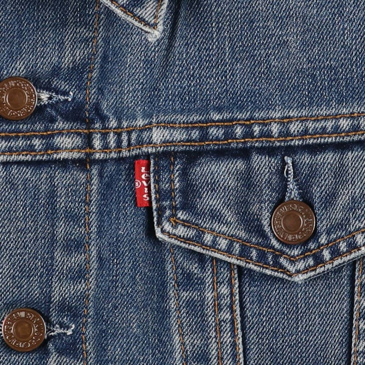 Levi's 70590-04 Euro Model Denim Jacket, Men's Size Medium cotton blue type Vintage Second Hand