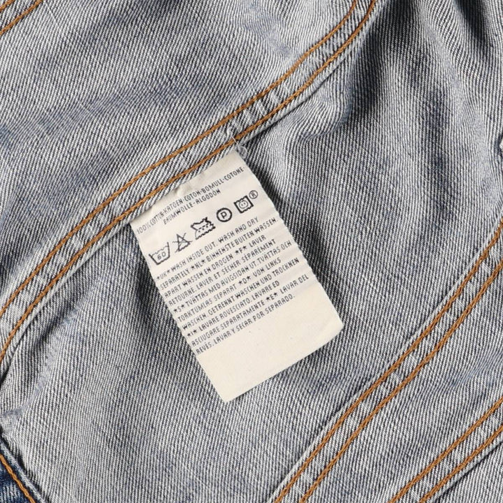 Levi's 70590-04 Euro Model Denim Jacket, Men's Size Medium cotton blue type Vintage Second Hand