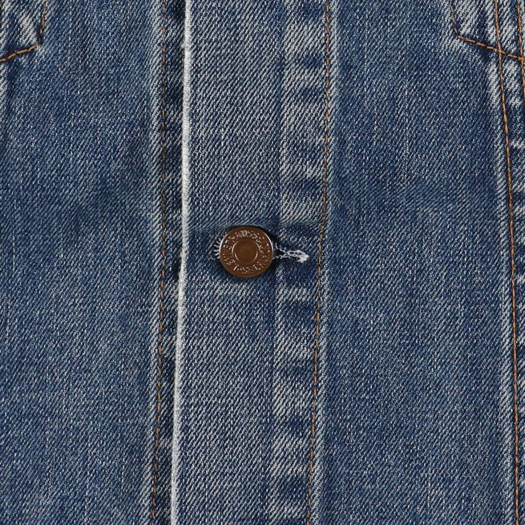 Levi's 70590-04 Euro Model Denim Jacket, Men's Size Medium cotton blue type Vintage Second Hand