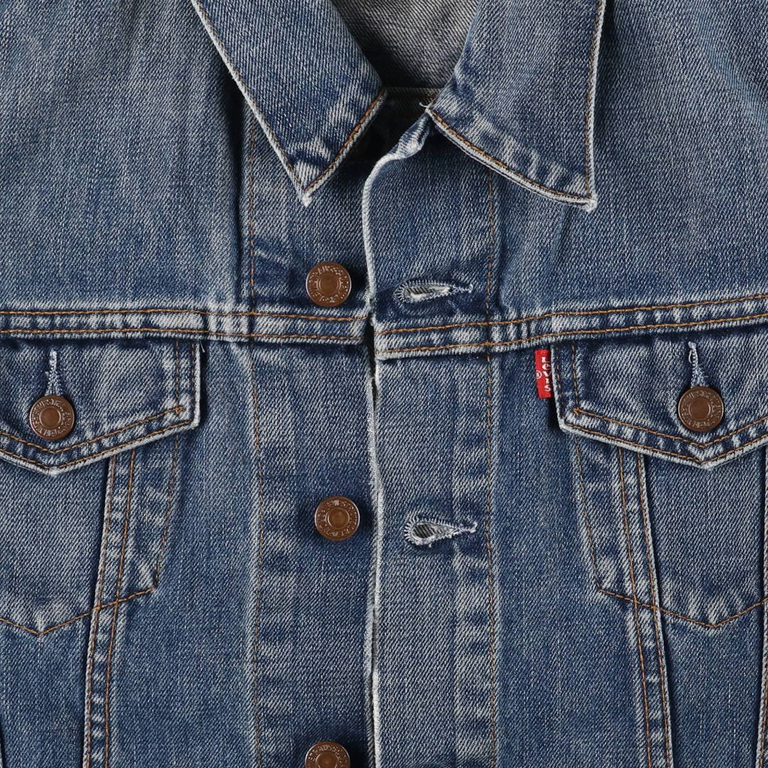 Levi's 70590-04 Euro Model Denim Jacket, Men's Size Medium cotton blue type Vintage Second Hand