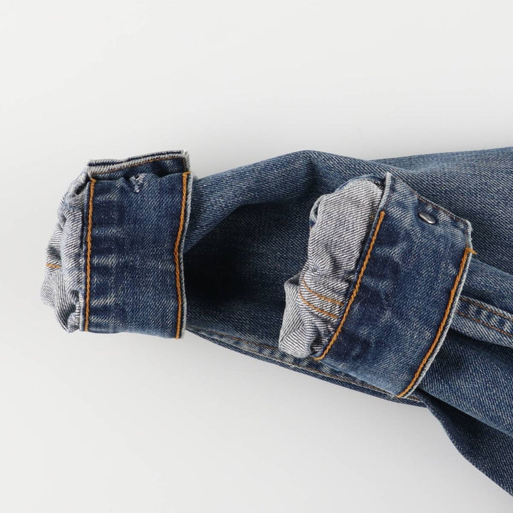 Levi's 70590-04 Euro Model Denim Jacket, Men's Size Medium cotton blue type Vintage Second Hand