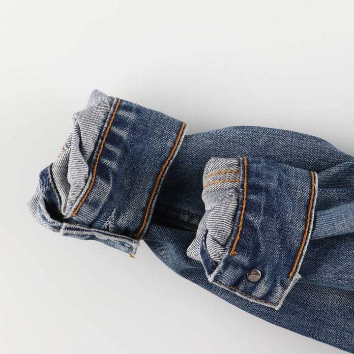 Levi's 70590-04 Euro Model Denim Jacket, Men's Size Medium cotton blue type Vintage Second Hand