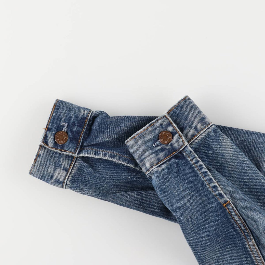 Levi's 70590-04 Euro Model Denim Jacket, Men's Size Medium cotton blue type Vintage Second Hand