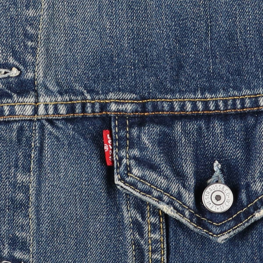 Vintage Levi's 70500 denim jacket, size M, men's unclear blue type Vintage Second Hand