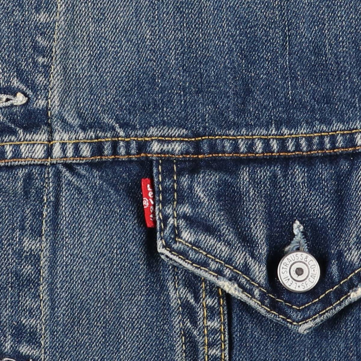 Vintage Levi's 70500 denim jacket, size M, men's unclear blue type Vintage Second Hand