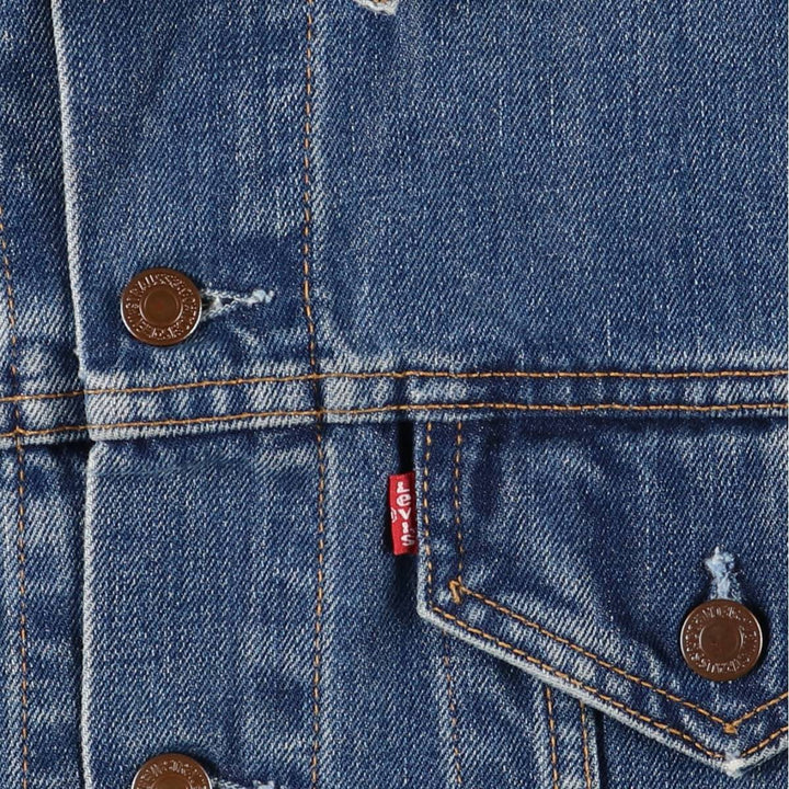 Levi's 70500-04 Euro Model Denim Jacket, Men's Size L cotton blue type Vintage Second Hand