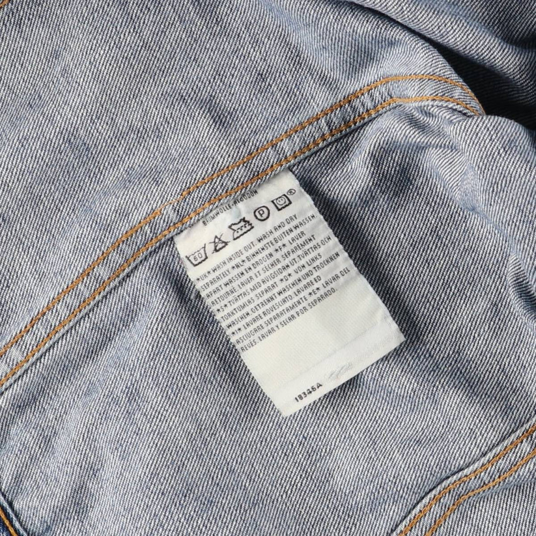 Levi's 70500-04 Euro Model Denim Jacket, Men's Size L cotton blue type Vintage Second Hand