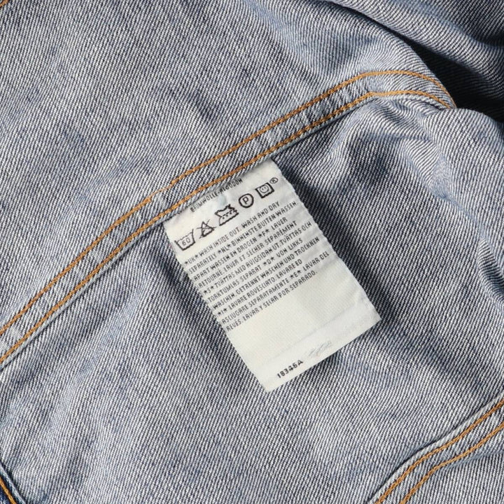 Levi's 70500-04 Euro Model Denim Jacket, Men's Size L cotton blue type Vintage Second Hand