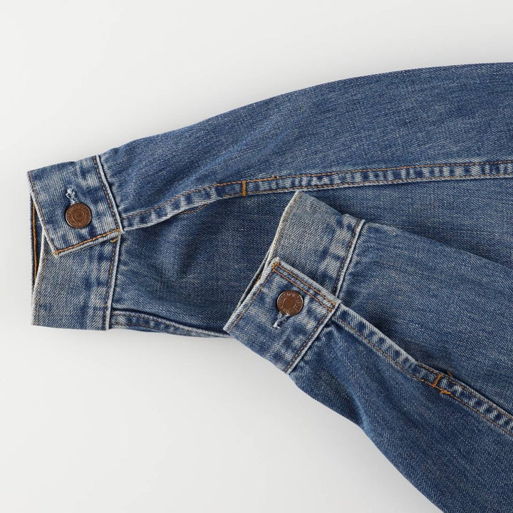 Levi's 70500-04 Euro Model Denim Jacket, Men's Size L cotton blue type Vintage Second Hand