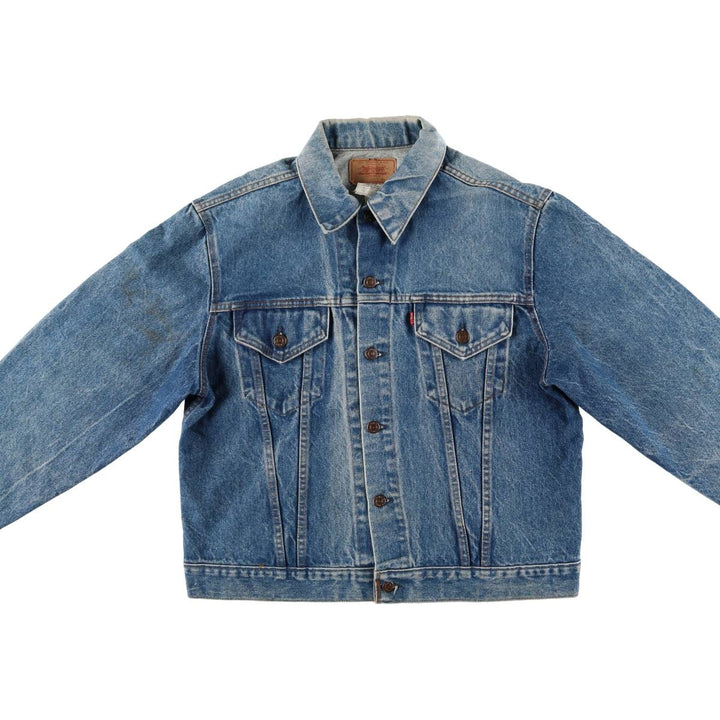 Vintage 1990'S Levi's 70500-0217 denim jacket, made in the USA, size L. cotton blue type Vintage Second Hand