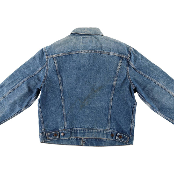 Vintage 1990'S Levi's 70500-0217 denim jacket, made in the USA, size L. cotton blue type Vintage Second Hand