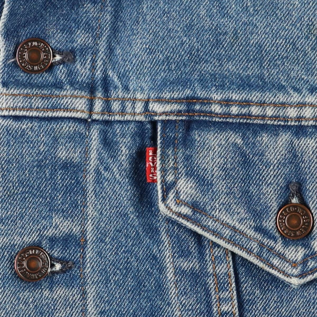 Vintage 1990'S Levi's 70500-0217 denim jacket, made in the USA, size L. cotton blue type Vintage Second Hand