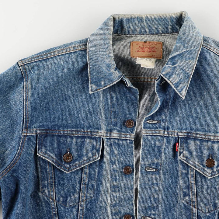 Vintage 1990'S Levi's 70500-0217 denim jacket, made in the USA, size L. cotton blue type Vintage Second Hand