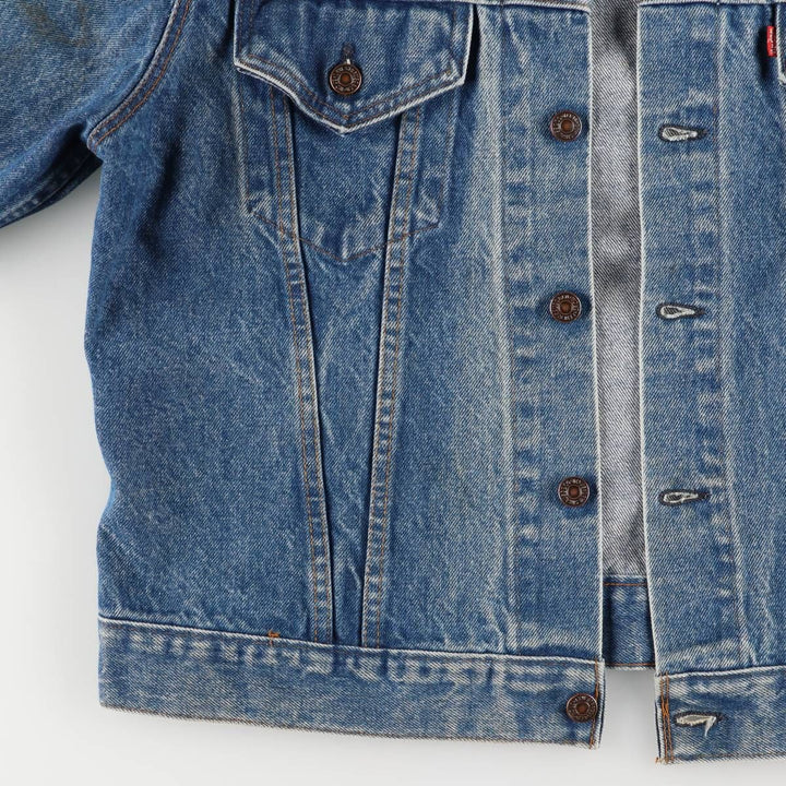 Vintage 1990'S Levi's 70500-0217 denim jacket, made in the USA, size L. cotton blue type Vintage Second Hand