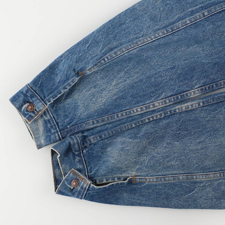Vintage 1990'S Levi's 70500-0217 denim jacket, made in the USA, size L. cotton blue type Vintage Second Hand