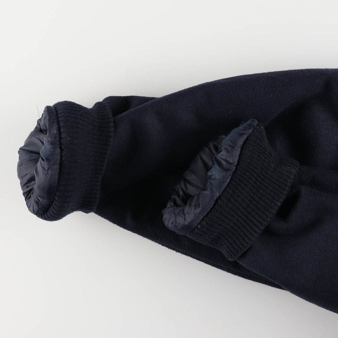 NFL New York Giants Padded Varsity Jacket, Men's Size L polyester navy blue type Vintage Second Hand