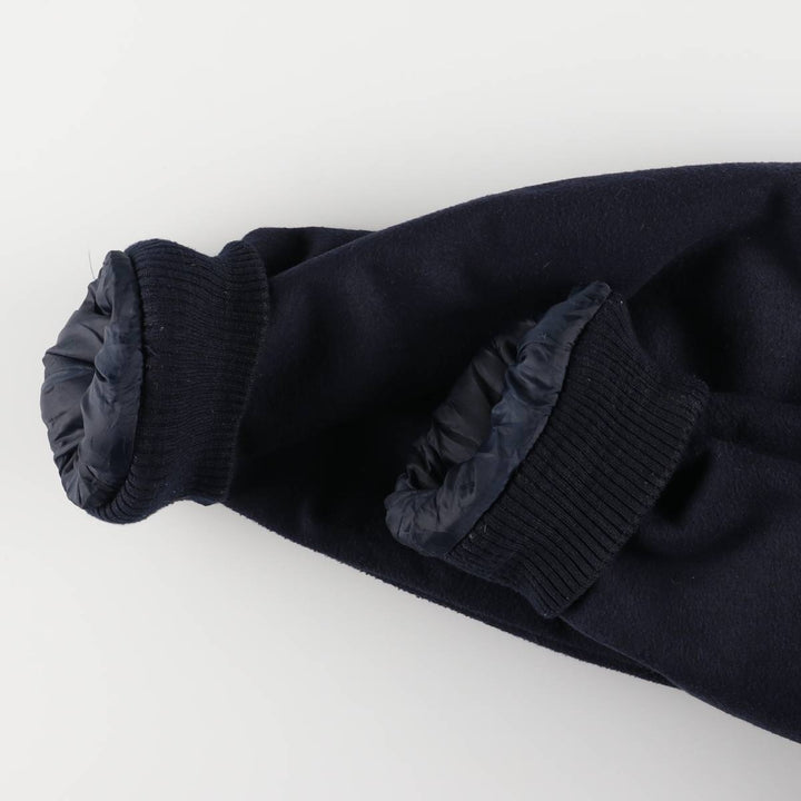 NFL New York Giants Padded Varsity Jacket, Men's Size L polyester navy blue type Vintage Second Hand