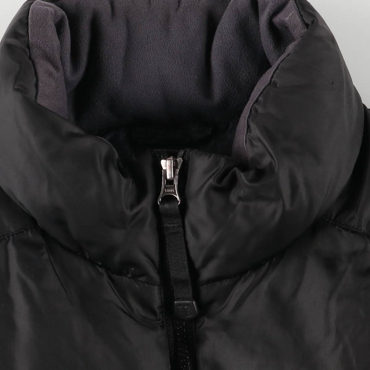 Eddie Bauer Goose Down Vest, Men's Size Small polyester black type Vintage Second Hand