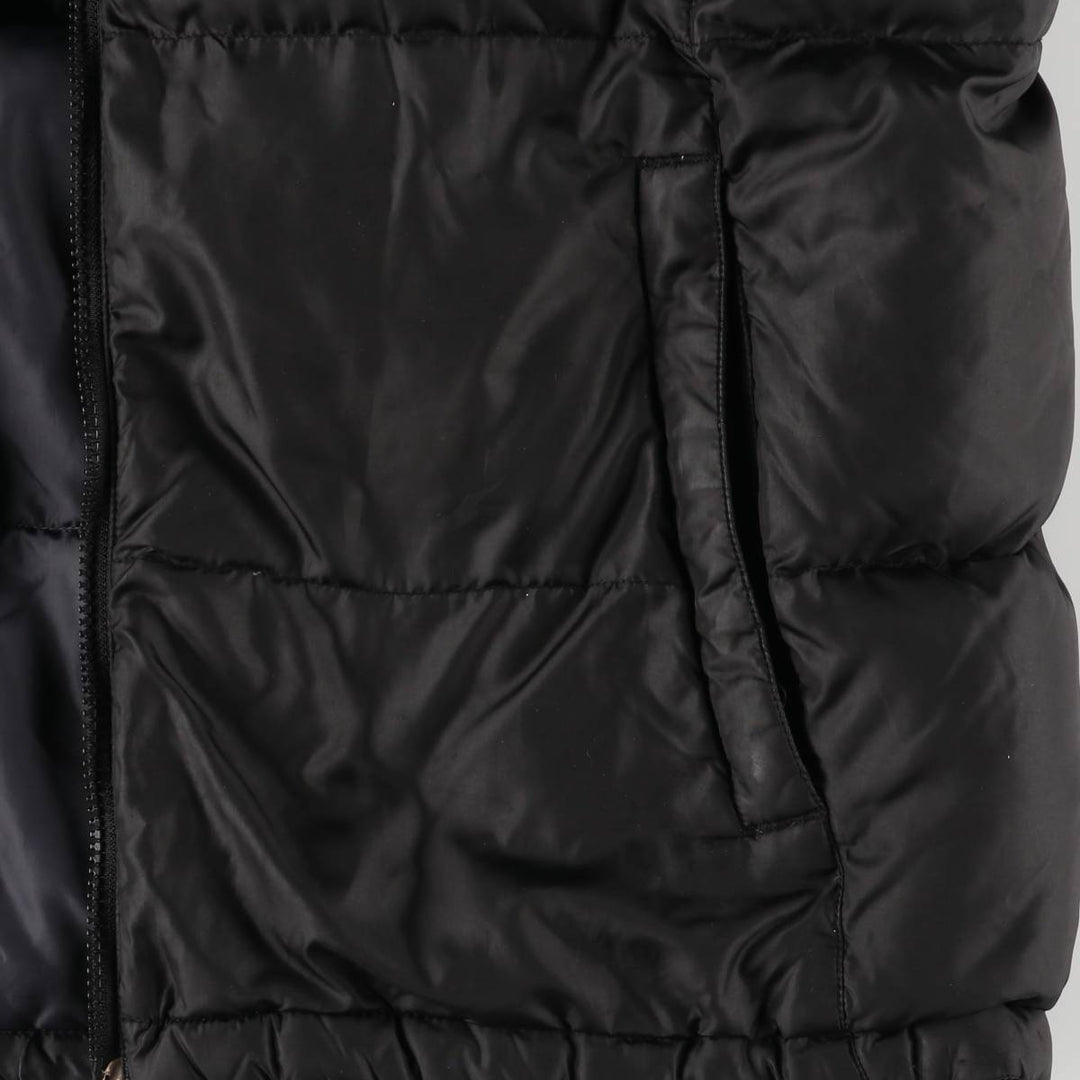 Eddie Bauer Goose Down Vest, Men's Size Small polyester black type Vintage Second Hand
