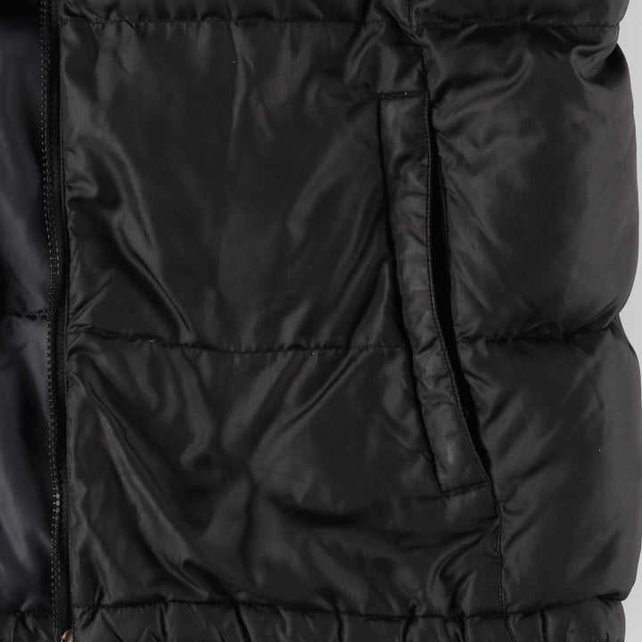 Eddie Bauer Goose Down Vest, Men's Size Small polyester black type Vintage Second Hand
